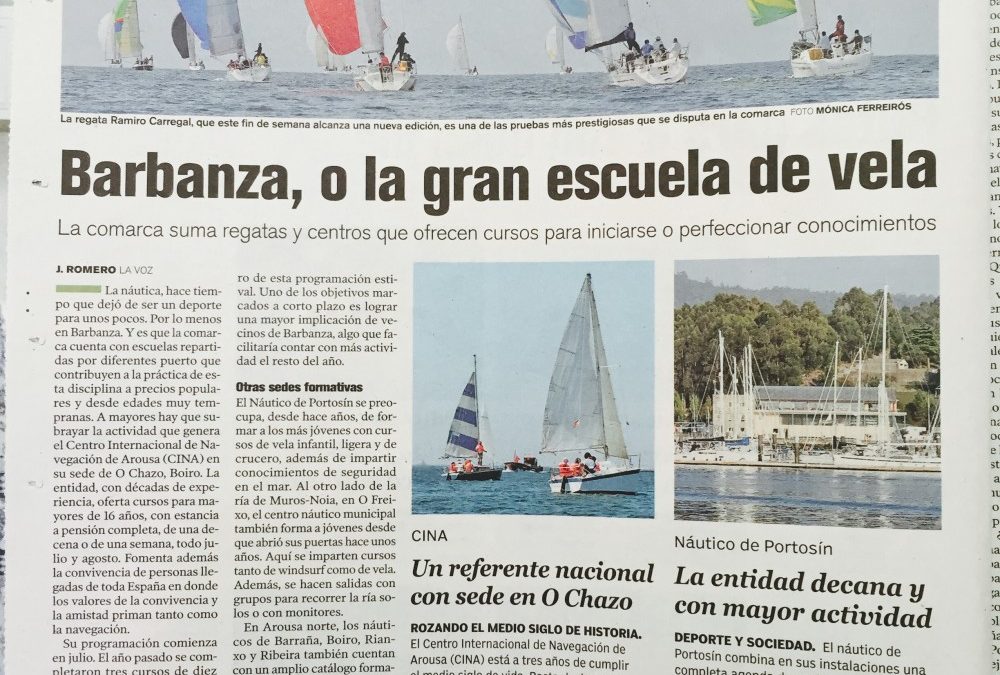 El CINA en «La Voz de Galicia»