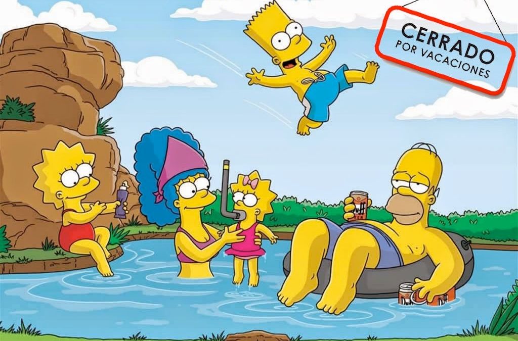 ¡¡Cerrado por vacaciones!! del 28 de agosto al 8 de septiembre