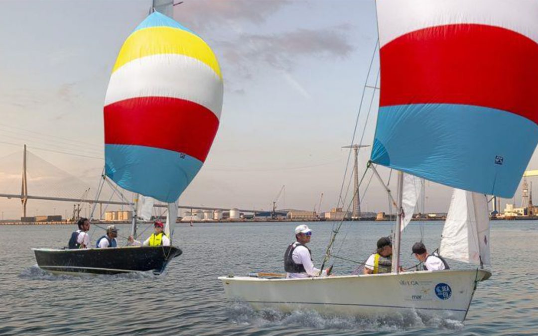 Regata clase raquero en Cadiz