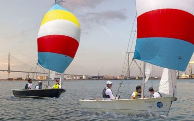 Regata clase raquero en Cadiz
